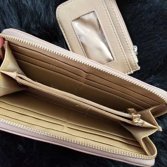 Studded Bebe wallet with matching coin bag - Picture 3 of 4